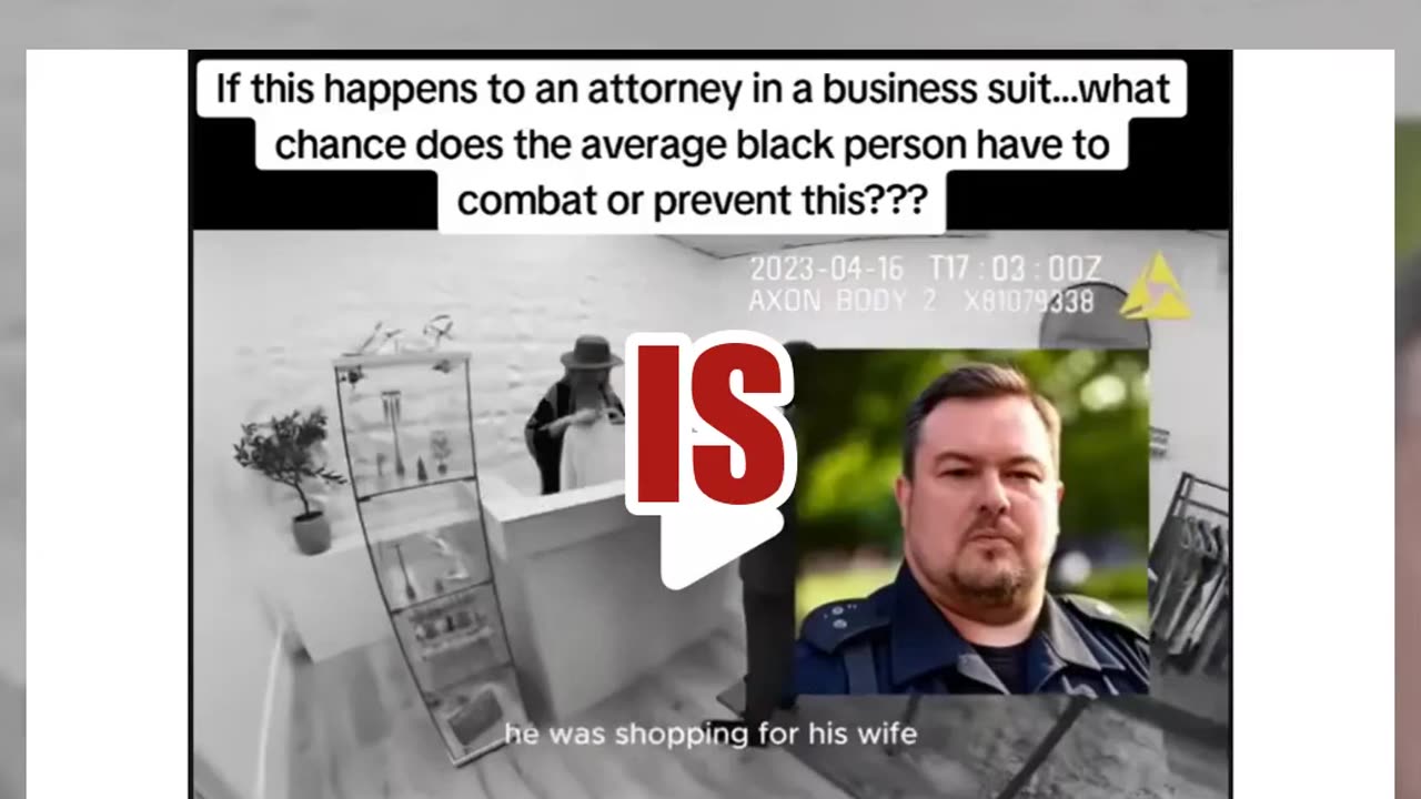 Fact Check: Body Cam Video Of Cop Demanding ID From Black Lawyer Shopping Is Not Authentic -- Actors