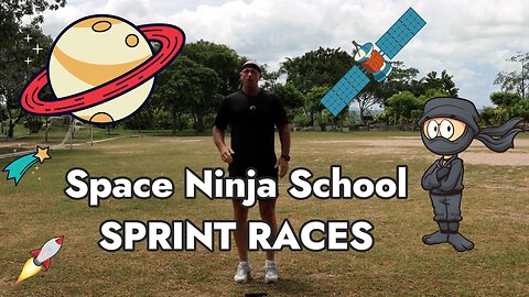 🚀Space Ninja School Crazy FUN Sprint Races! 5 Forward 4 Back!🌀