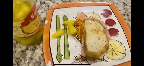 Craving Comfort Food so I Grilled Ham and Swiss on Sourdough