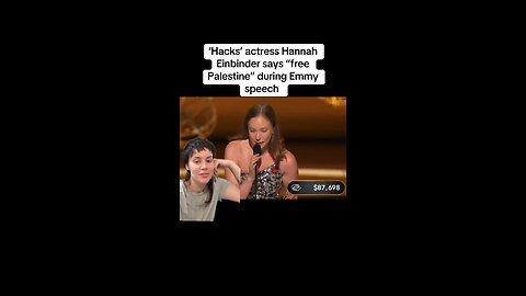 Zionists Meltdown over Actress Hannah Einbinder Emmy Speech