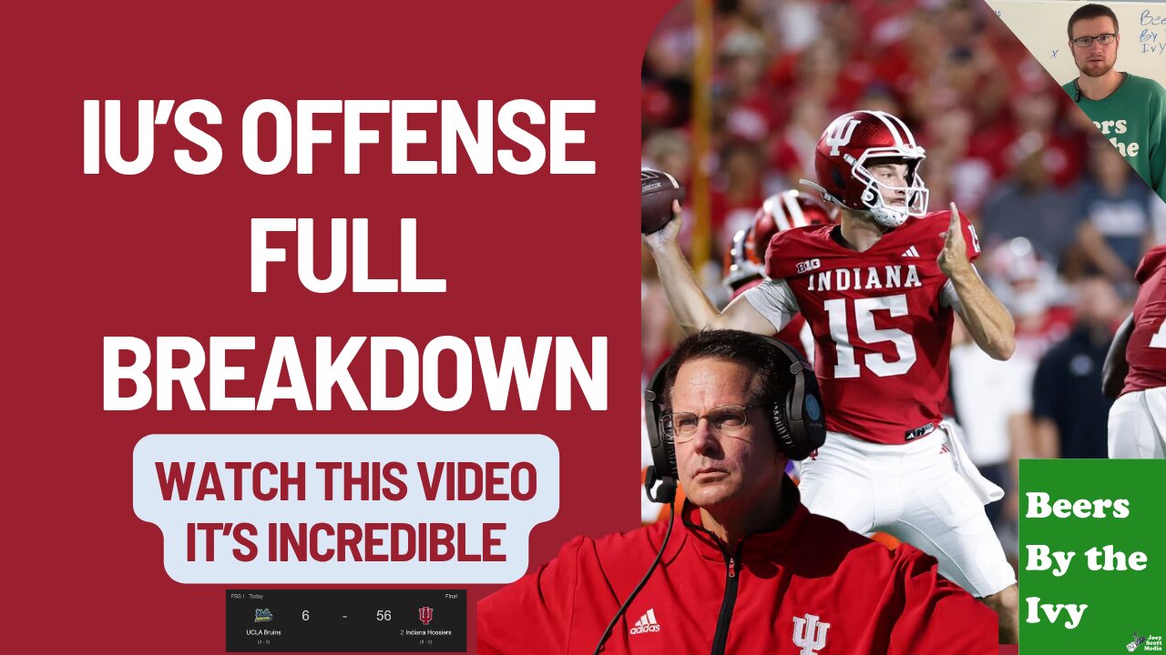 Indiana Football Full Offense Breakdown VS UCLA | The Best IU Football Video Youve seen Trust Me