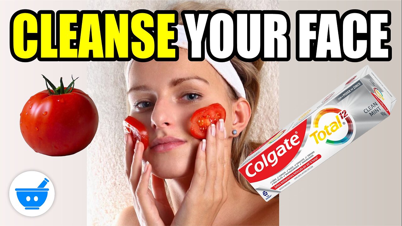 CLEANSE and WHITEN your FACE with THIS TOMATO AND TOOTHPASTE / Home Remedies