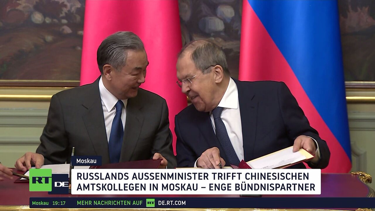 "Für immer Freunde, niemals Feinde" – Chinas Außenminister Wang Yi in Moskau