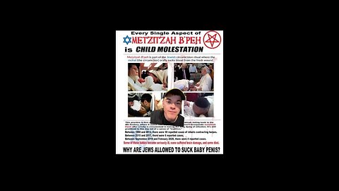This Jewish Tradition Is Just Pedophilia