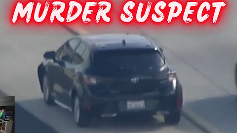 LIVE: Police chase involving MURDER SUSPECT