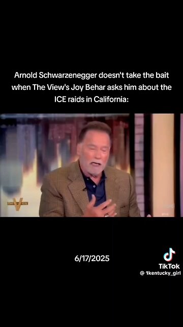 Arnold on the View