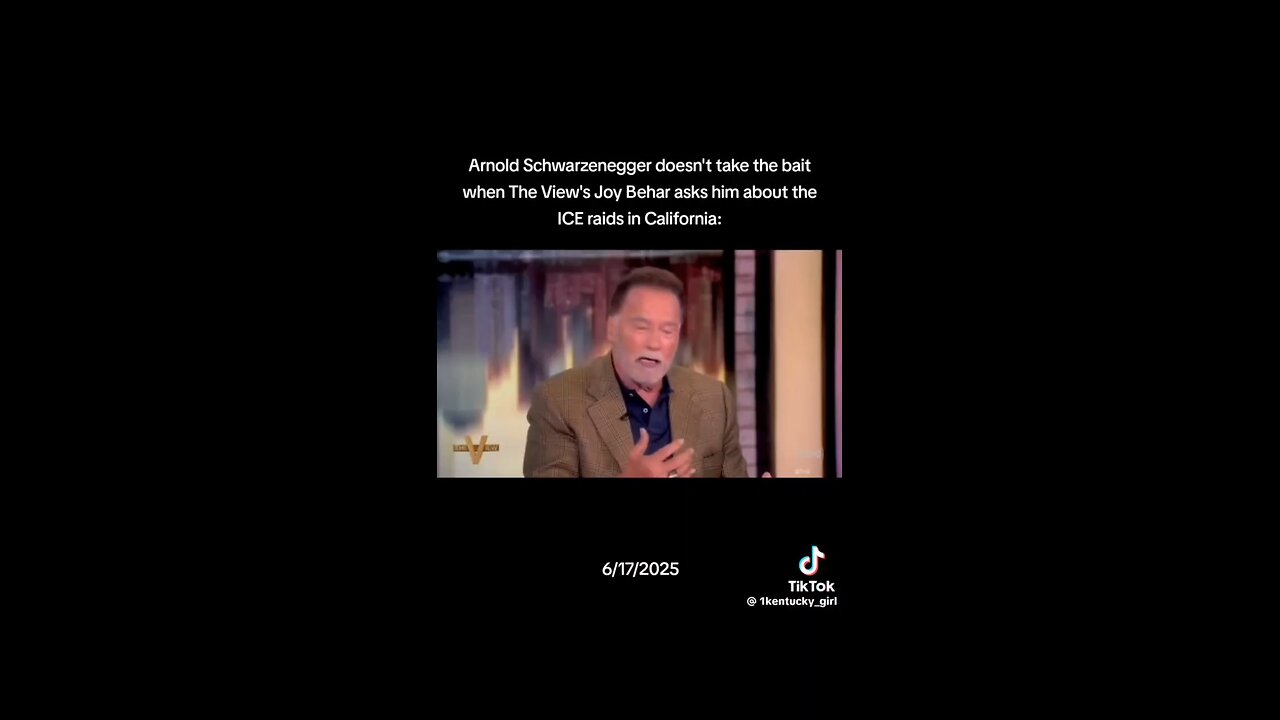 Arnold on the View