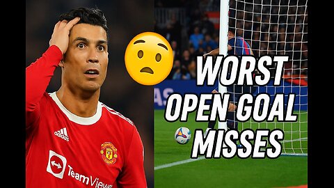 Worst Open Goal Misses Ever! 😳#shorts #football #viralvideo