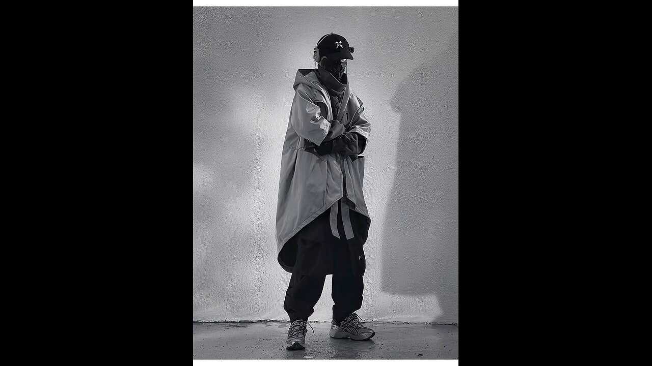 The Hooded Techwear Trench Coat