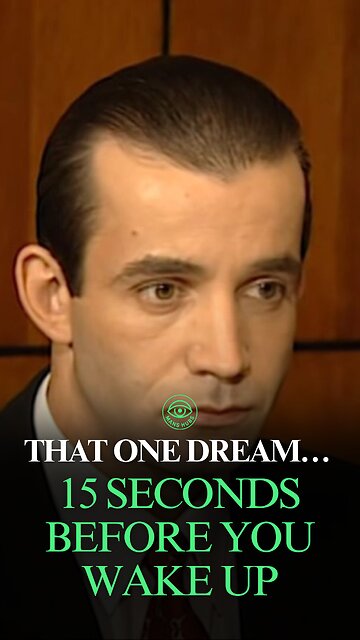 That One Dream 15 Seconds Before You Wake Up – It Was Never Just a Dream