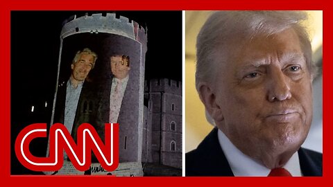 Epstein scandal haunts Trump's UK visit as 4 arrested for projecting images onto Windsor Castle