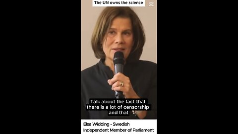 Elsa Widding - The UN owns the science