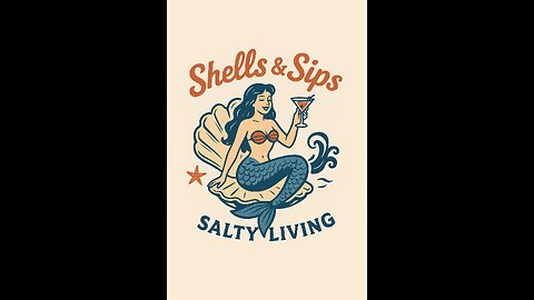 Salty Mermaid Stay Sassy & Don’t Sink. Vintage Pinup Vibes for the Rebellious Sea Soul