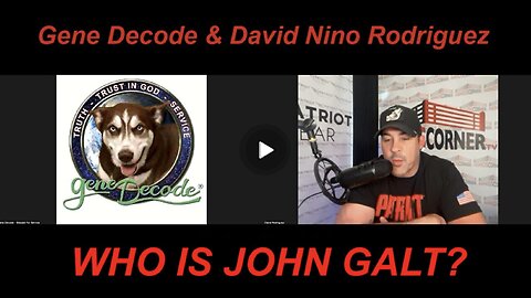 NINO W/ Gene Decode "How AI Gamed Out Humanity & And Its Own Mortality" WHO IS John Galt?