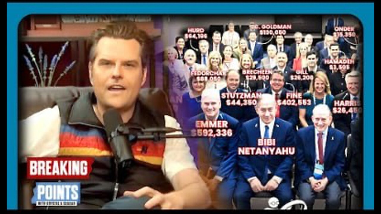 Matt Gaetz Exposes AIPAC’s Congressman Trips