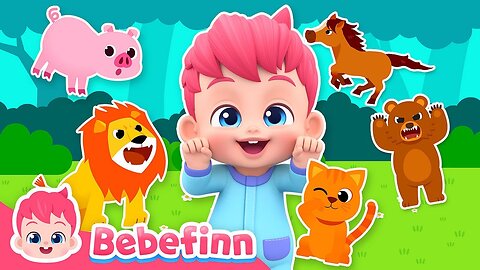 ABC AnimalsㅣEP160ㅣAlphabet Songs for KidsㅣBebefinn Nursery Rhymes