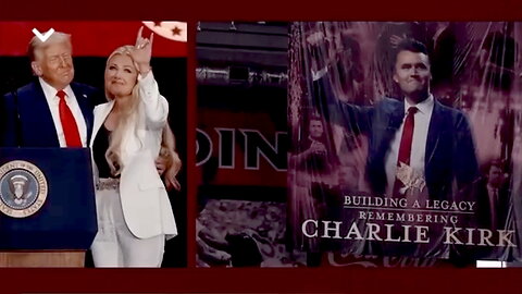 Charlie Kirk’s wife shows the Masonic devil horns at his funeral