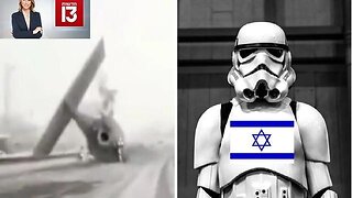 ISRAEL NEWS 13 CAUGHT BROADCASTING AI VIDEO OF UKRAINE WAR FOOTAGE WITH TIE FIGHTER & STORM TROOPERS