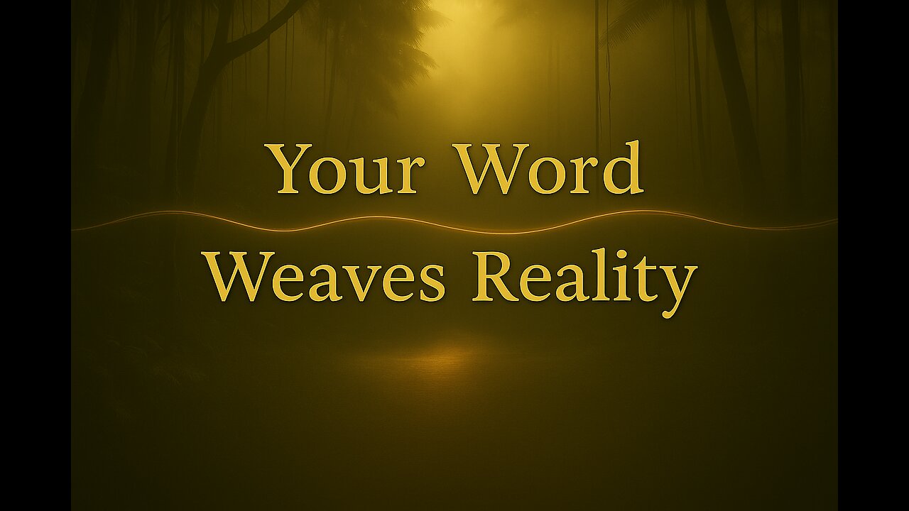 Your Word Weaves Reality | Carlos Duran on Sacred Speech & Masculine Integrity