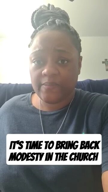 It's time to bring back the modesty in the church