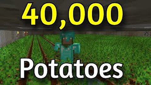 GIVING 40,000 Potatoes LIVE on Kingdom Crafters (MineCraft)