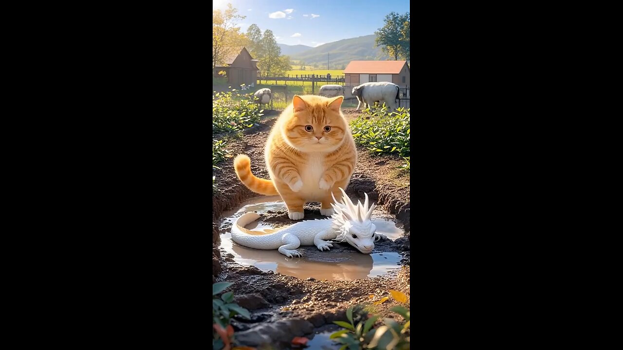 dinosaur and cat friendship