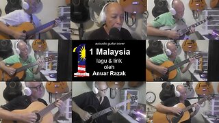 1 Malaysia acoustic guitar vocals cover