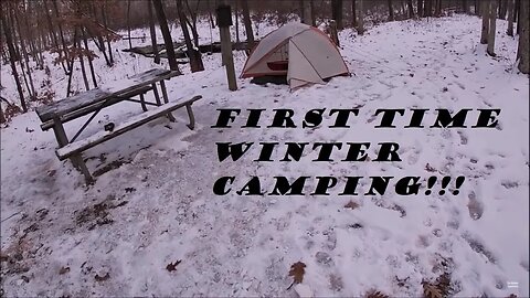 First Winter Backpack Camp: Ozark Trail 2 Person Tent