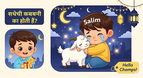 ईद-उल-अज़हा की सच्ची कुर्बानी! 🐐💖 | Heart Touching Eid Story for Kids | Hello Champs