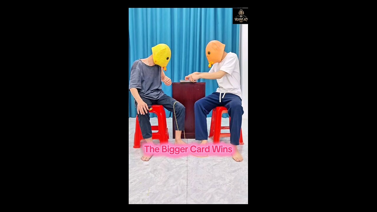 The Bigger Card Wins and the smaller Card gets the Punishment