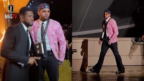 Chris Brown Links Up Wit Usher At The FW2026 Louis Vuitton Fashion Show In Paris! 🇫🇷