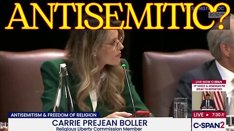Carrie Prejean Boller asks, "Is Anti-Zionism Antisemitism?"