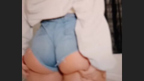 Glorious denim shorts fit check