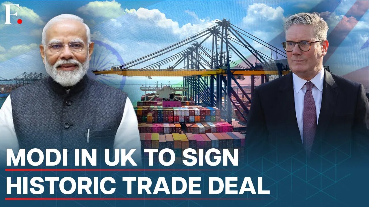 India’s PM Modi in UK, Landmark Trade Agreement Set To Be Signed | N18G
