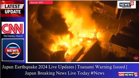 Japan Earthquake 2024 Live Updates | Tsunami Warning Issued | Japan Breaking News Live Today #News