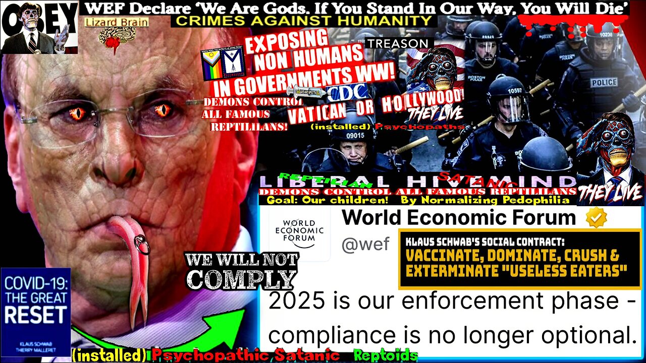 Larry Fink Warns Resistance to WEF-BlackRock Means 'Certain Death' (compilation version)