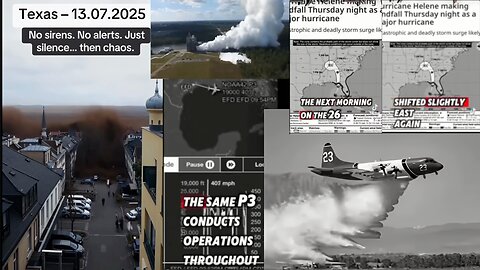 ( -0939 ) Texas Floods (Not for Children) An AI Slow Mo Frame Interpolation - Lee Zeldin - The Geoengineering Criminal Can, Cuz He Mixes It With Poison & Makes The World Taste Like Berium, Strontium & Aluminum