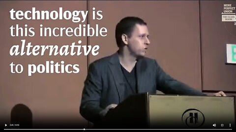 Peter Thiel wants to change the world with AI winning elections▮blackpilled