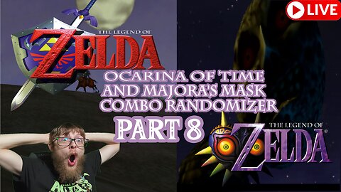 🔴 PART8 Zelda Ocarina of Time/Majora's Mask Combination Randomizer Livestream! Actual N64 Hardware!