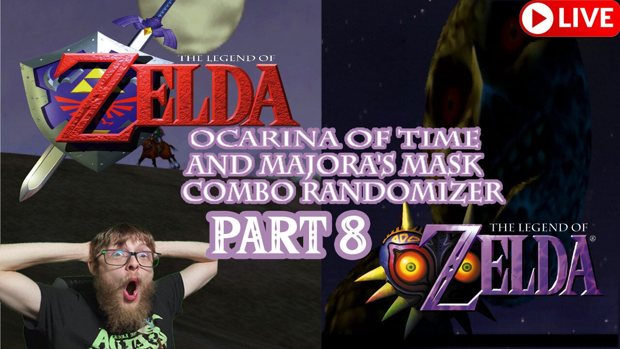 🔴 PART8 Zelda Ocarina of Time/Majora's Mask Combination Randomizer Livestream! Actual N64 Hardware!