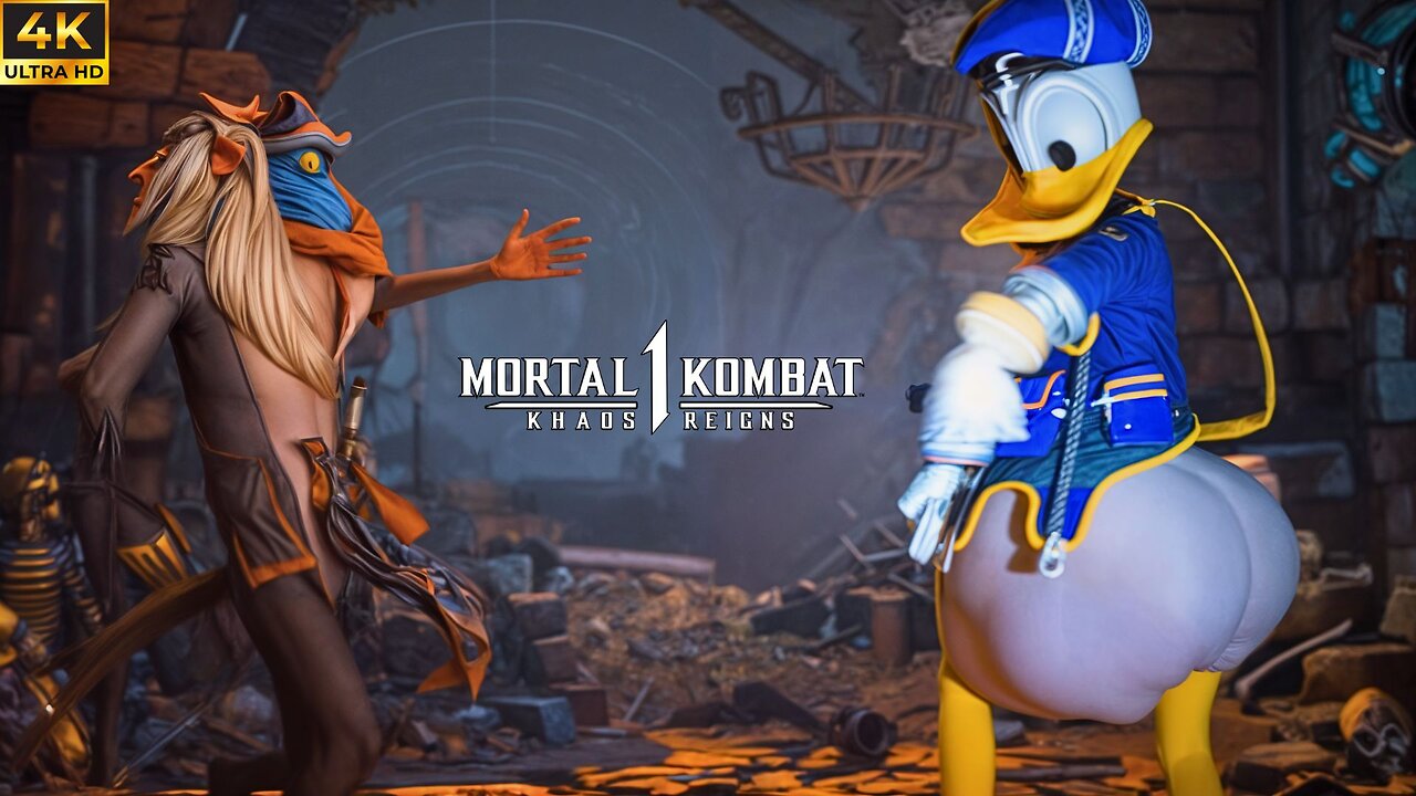 Rafiki vs Donald Duck | Epic Disney Battle | Mortal Kombat 1 Style Fight