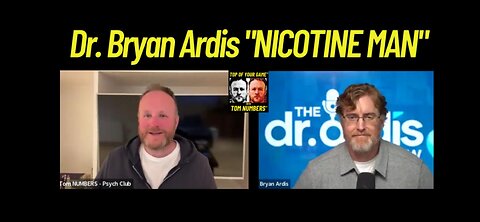 DR BRYAN ARDIS “NICOTINE MAN” on the TOM NUMBERS Show 🇺🇸🇬🇧📺🍃👍🏼