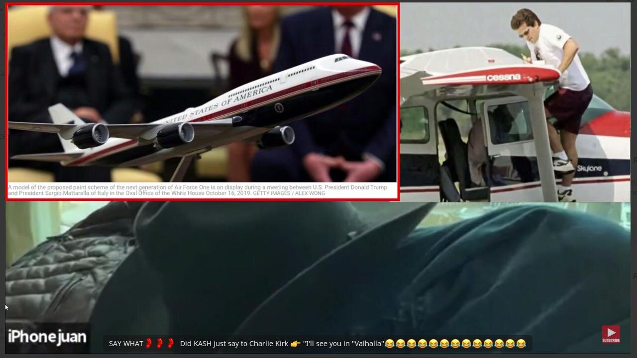 SAY WHAT❓ Did KASH just say to Charlie Kirk 👉 "I'll see you in "Valhalla" 🙂 w/ Juan O Savin