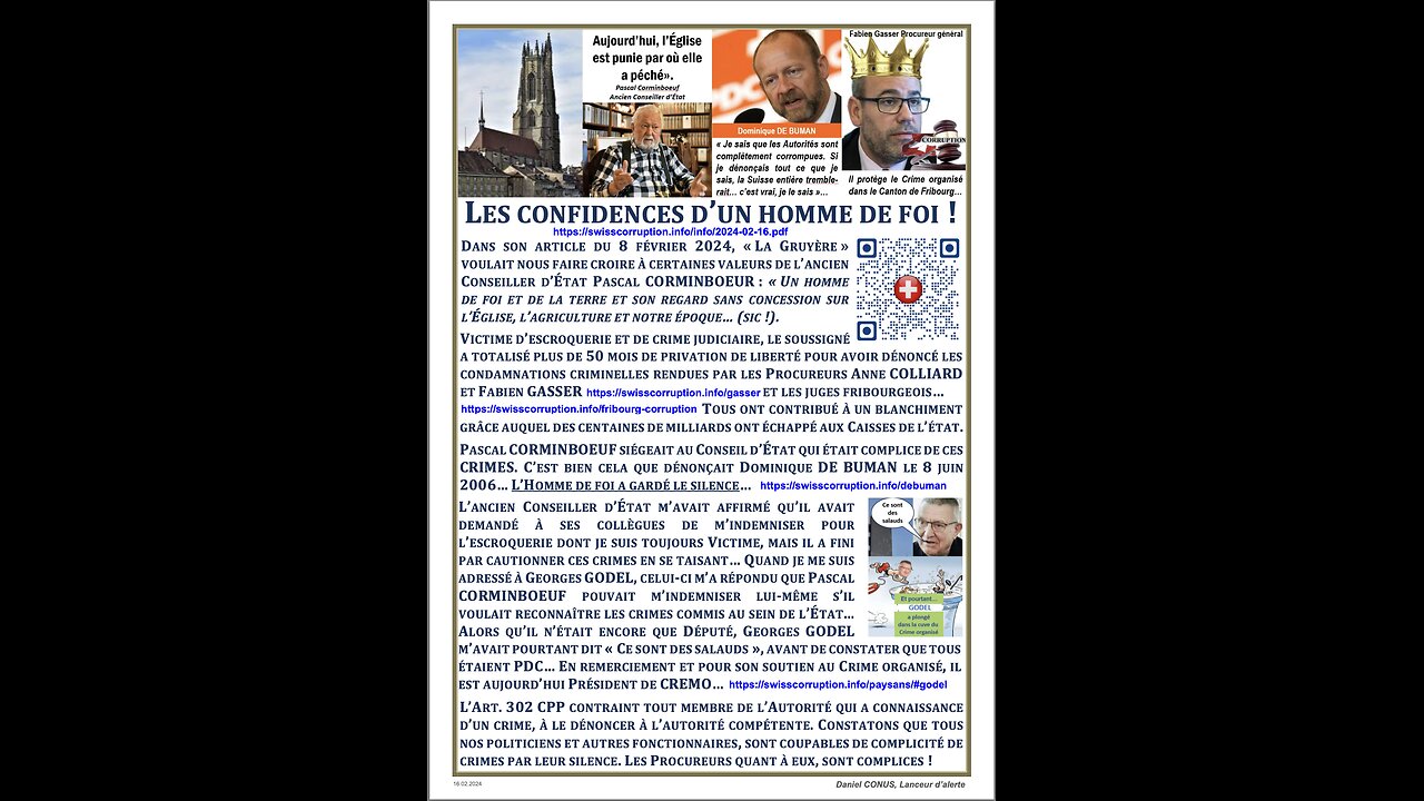 Daniel CONUS parle librement - Part 3