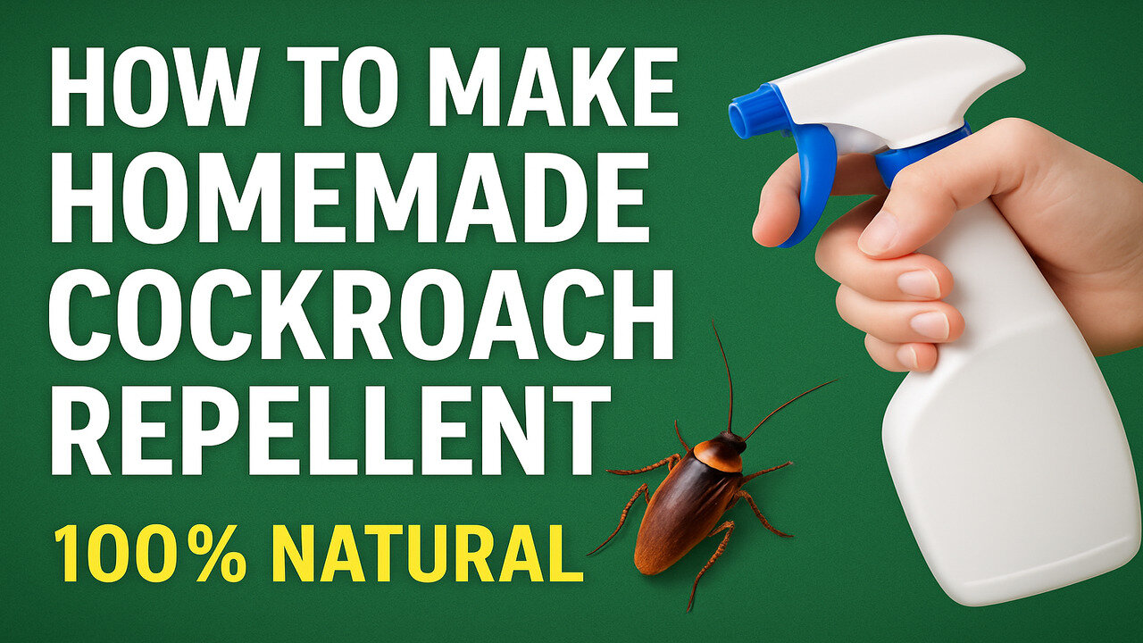 How to Make Homemade Cockroach Repellent (100% Natural)