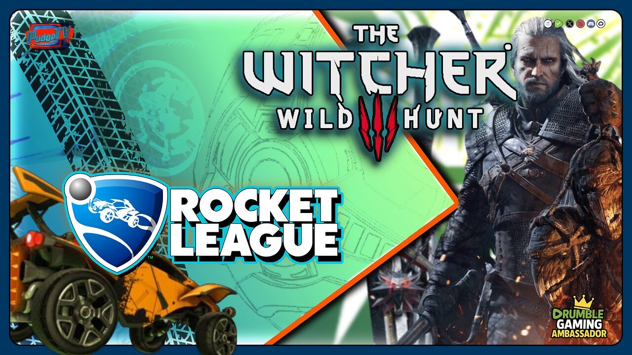 🟠 Witcher 3: The Wild Hunt | Day 8 & Rocket League with the Boys