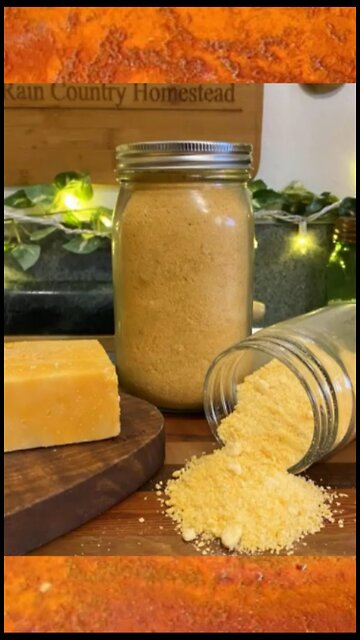 Making Cheddar Powder (Full Length Video Linked in Description)