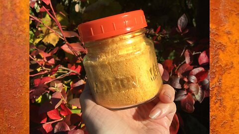 Making Cheddar Powder (Full Length Video Linked in Description)