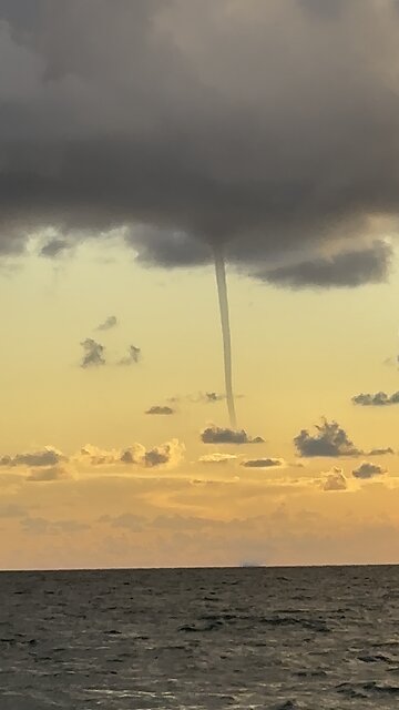 Thunderstorm Waterspout Gulf of America
