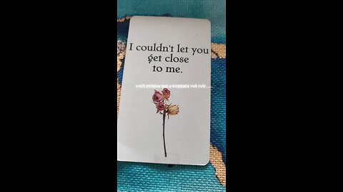 Your person has a message for you....... #tarot #tarotreading #cardoftheweek #messageforyou